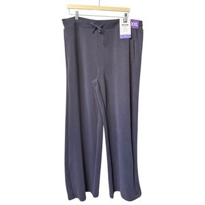 Member's Mark Women's Sandwash Black Wide Leg Pant XXL NWT